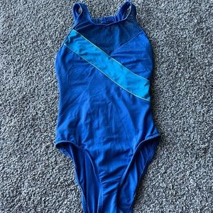 Vintage halter one piece swimsuit 🐠
